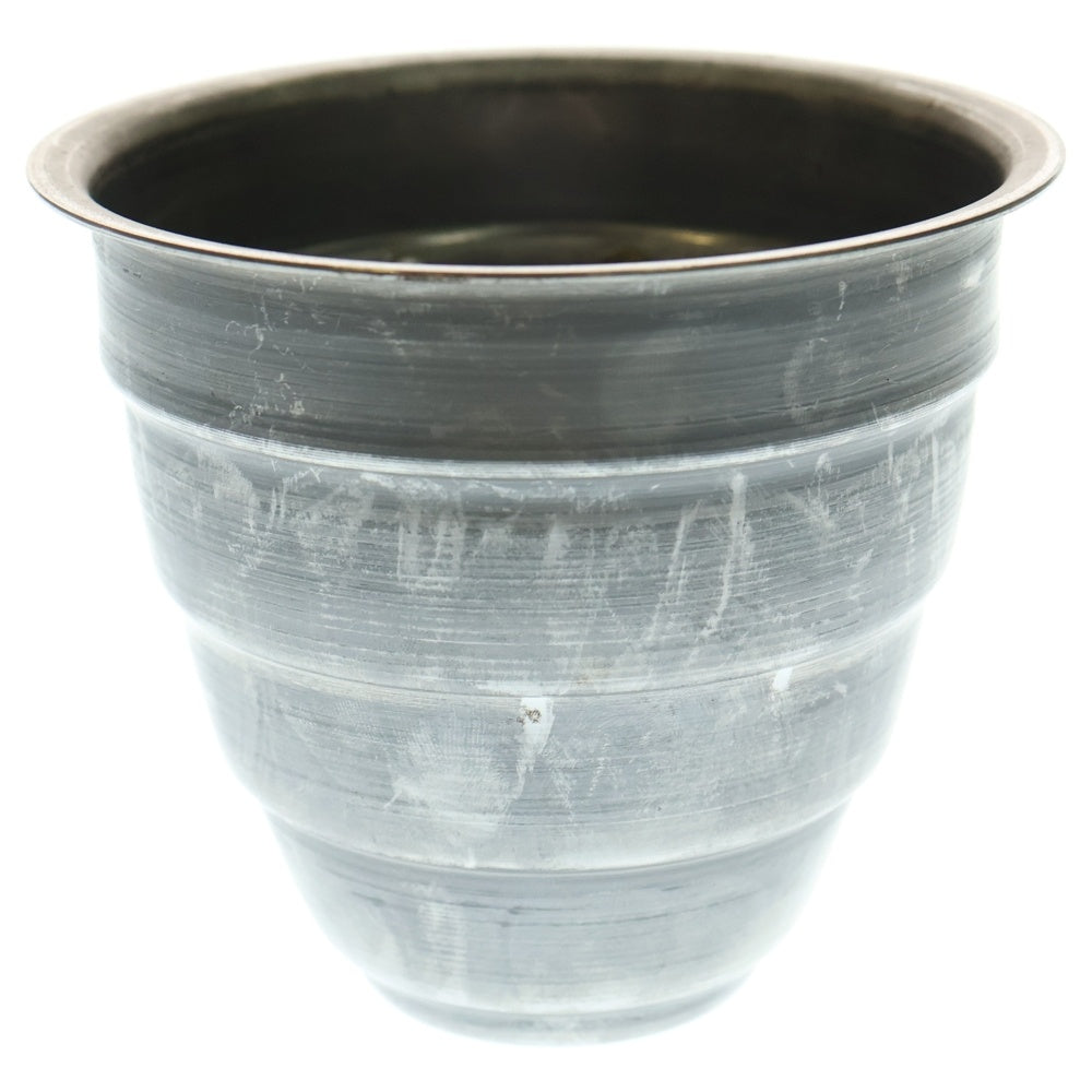 m&m(エムアンドエム) ×MASSES POT TYPE 1 - Chrysails STEEL / SMALL マシス クリサリス 鉄鉢 ポット シルバー