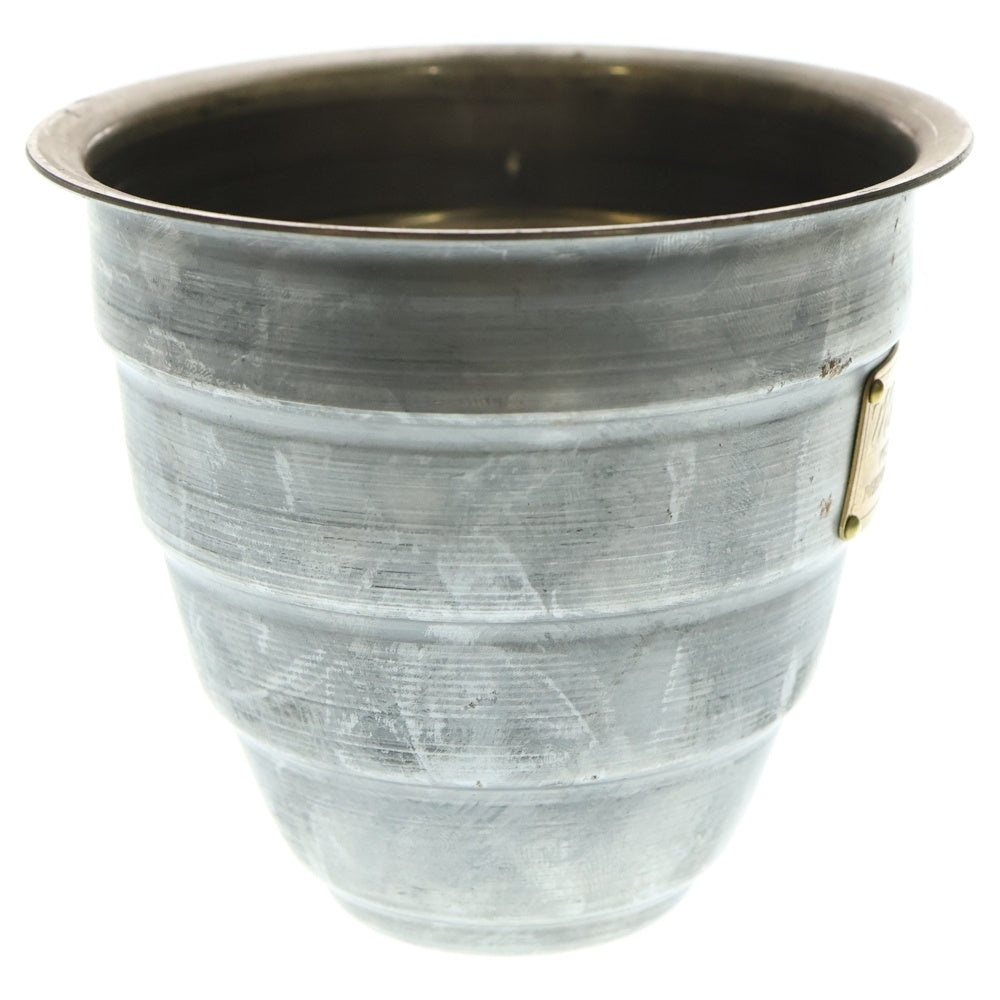 m&m(エムアンドエム) ×MASSES POT TYPE 1 - Chrysails STEEL / SMALL マシス クリサリス 鉄鉢 ポット シルバー