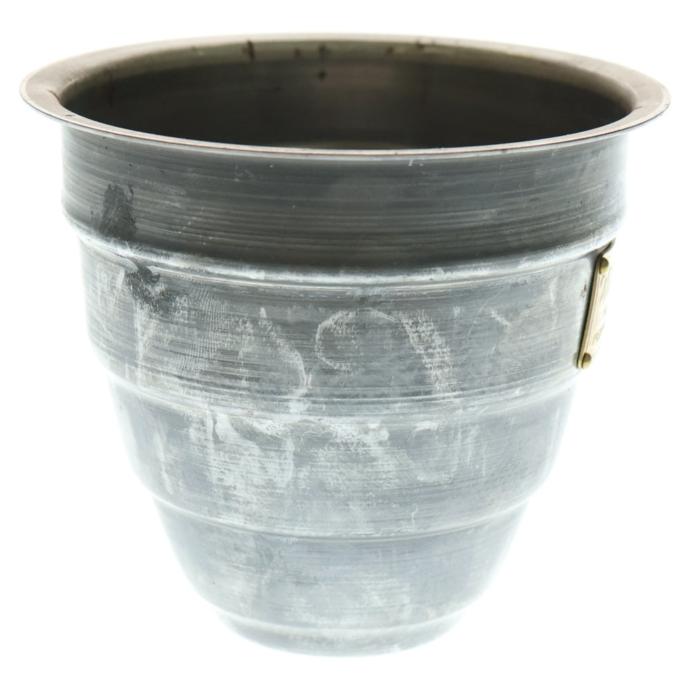 m&m(エムアンドエム) ×MASSES POT TYPE 1 - Chrysails STEEL / SMALL マシス クリサリス 鉄鉢 ポット シルバー