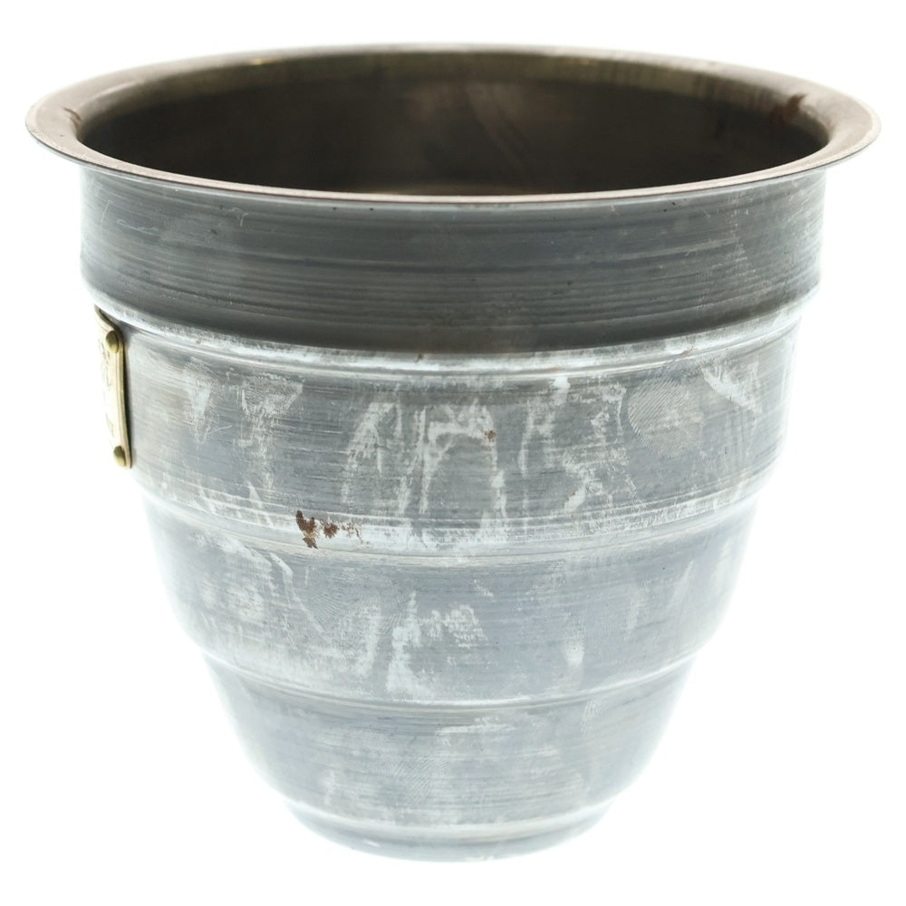 m&m(エムアンドエム) ×MASSES POT TYPE 1 - Chrysails STEEL / SMALL マシス クリサリス 鉄鉢 ポット シルバー