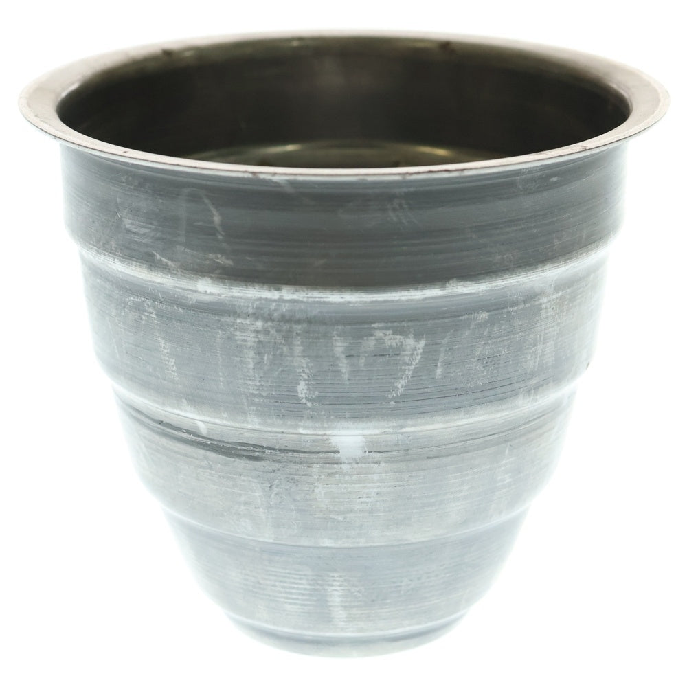 m&m(エムアンドエム) ×MASSES POT TYPE 1 - Chrysails STEEL / SMALL マシス クリサリス 鉄鉢 ポット シルバー