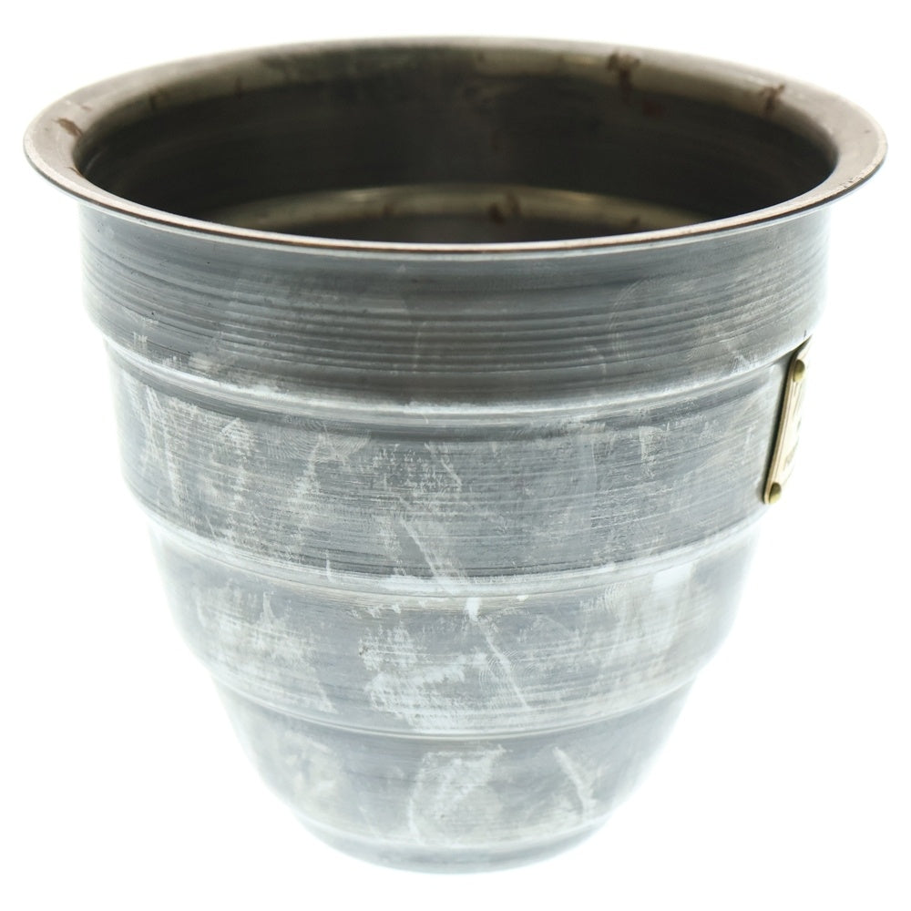 m&m(エムアンドエム) ×MASSES POT TYPE 1 - Chrysails STEEL / SMALL マシス クリサリス 鉄鉢 ポット シルバー