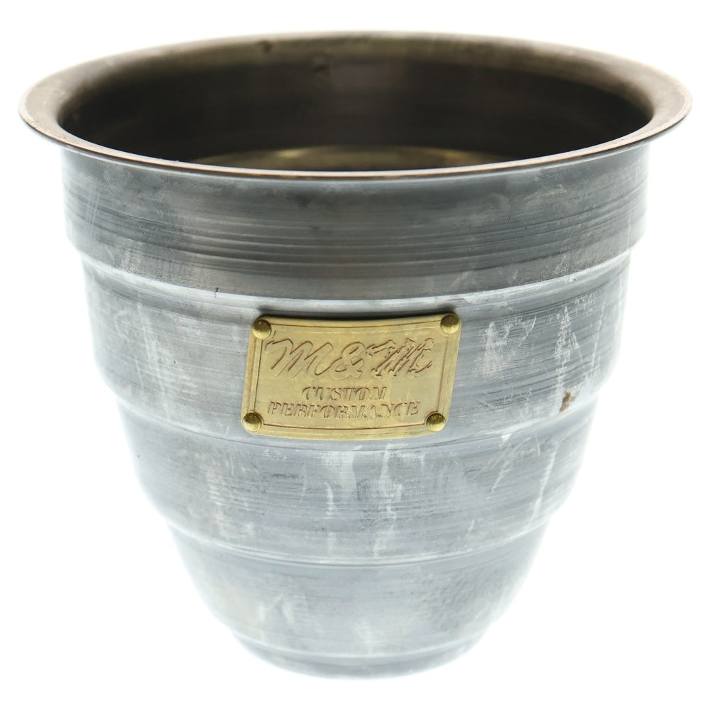 m&m(エムアンドエム) ×MASSES POT TYPE 1 - Chrysails STEEL / SMALL マシス クリサリス 鉄鉢 ポット シルバー