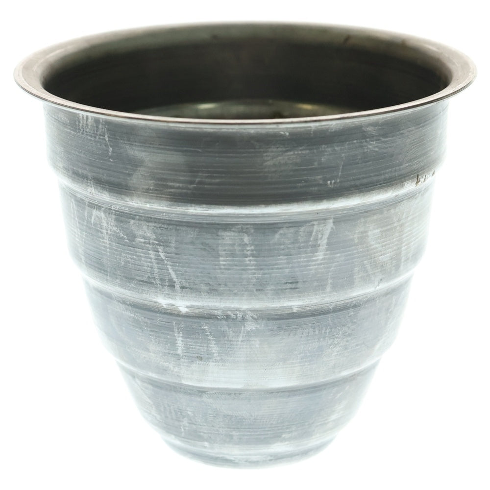 m&m(エムアンドエム) ×MASSES POT TYPE 1 - Chrysails STEEL / SMALL マシス クリサリス 鉄鉢 ポット シルバー