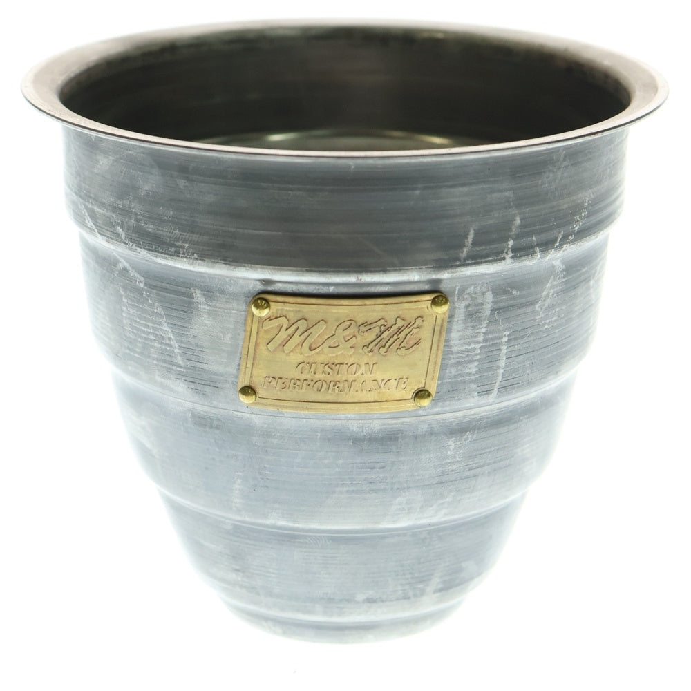 m&m(エムアンドエム) ×MASSES POT TYPE 1 - Chrysails STEEL / SMALL マシス クリサリス 鉄鉢 ポット シルバー