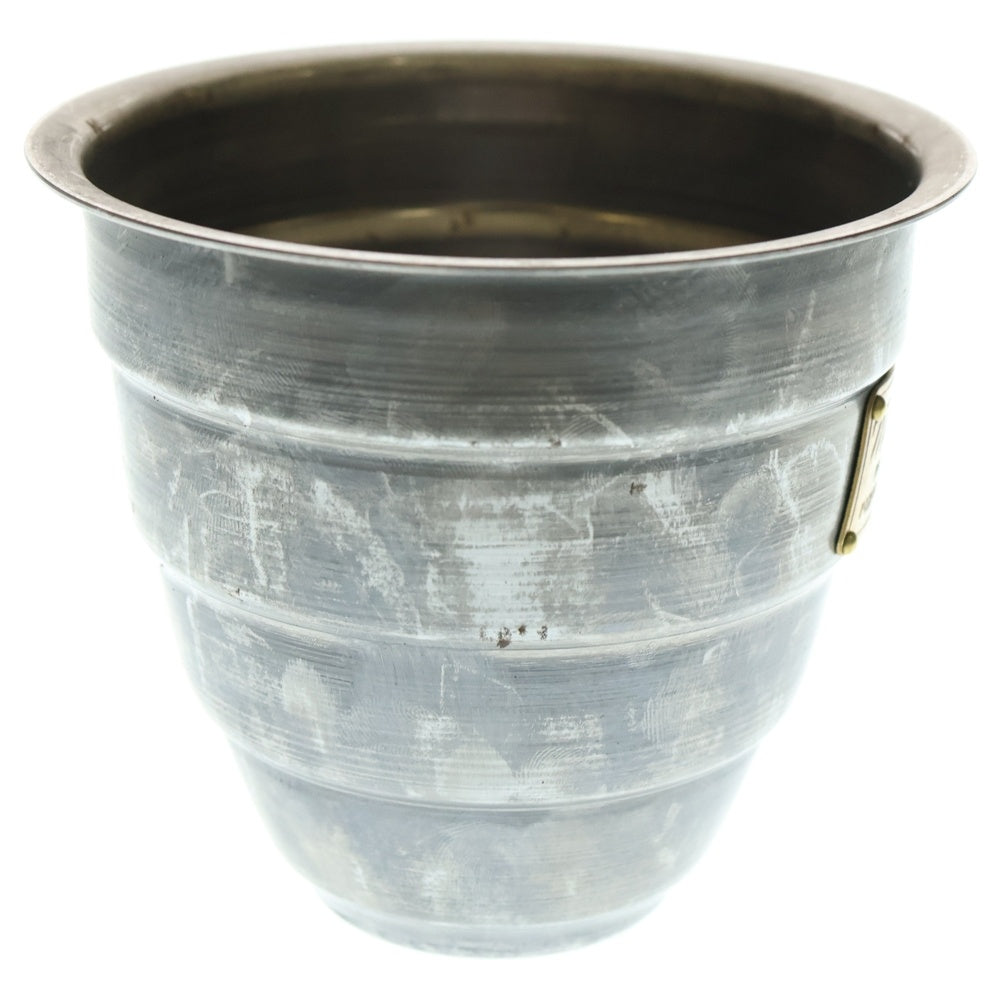 m&m(エムアンドエム) ×MASSES POT TYPE 1 - Chrysails STEEL / SMALL マシス クリサリス 鉄鉢 ポット シルバー