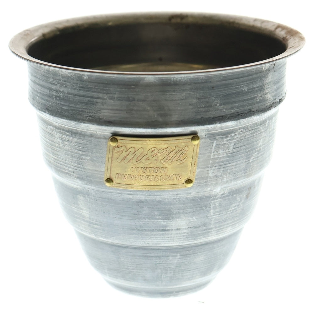 m&m(エムアンドエム) ×MASSES POT TYPE 1 - Chrysails STEEL / SMALL マシス クリサリス 鉄鉢 ポット シルバー