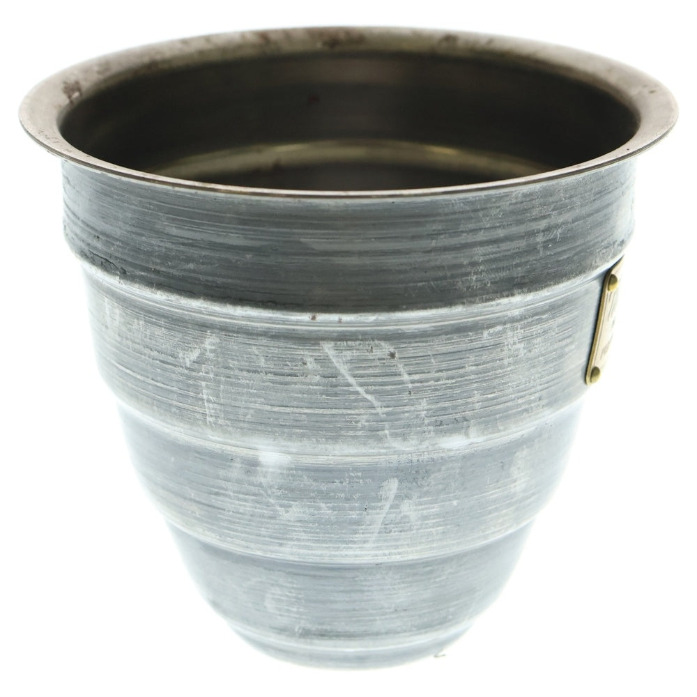 m&m(エムアンドエム) ×MASSES POT TYPE 1 - Chrysails STEEL / SMALL マシス クリサリス 鉄鉢 ポット シルバー