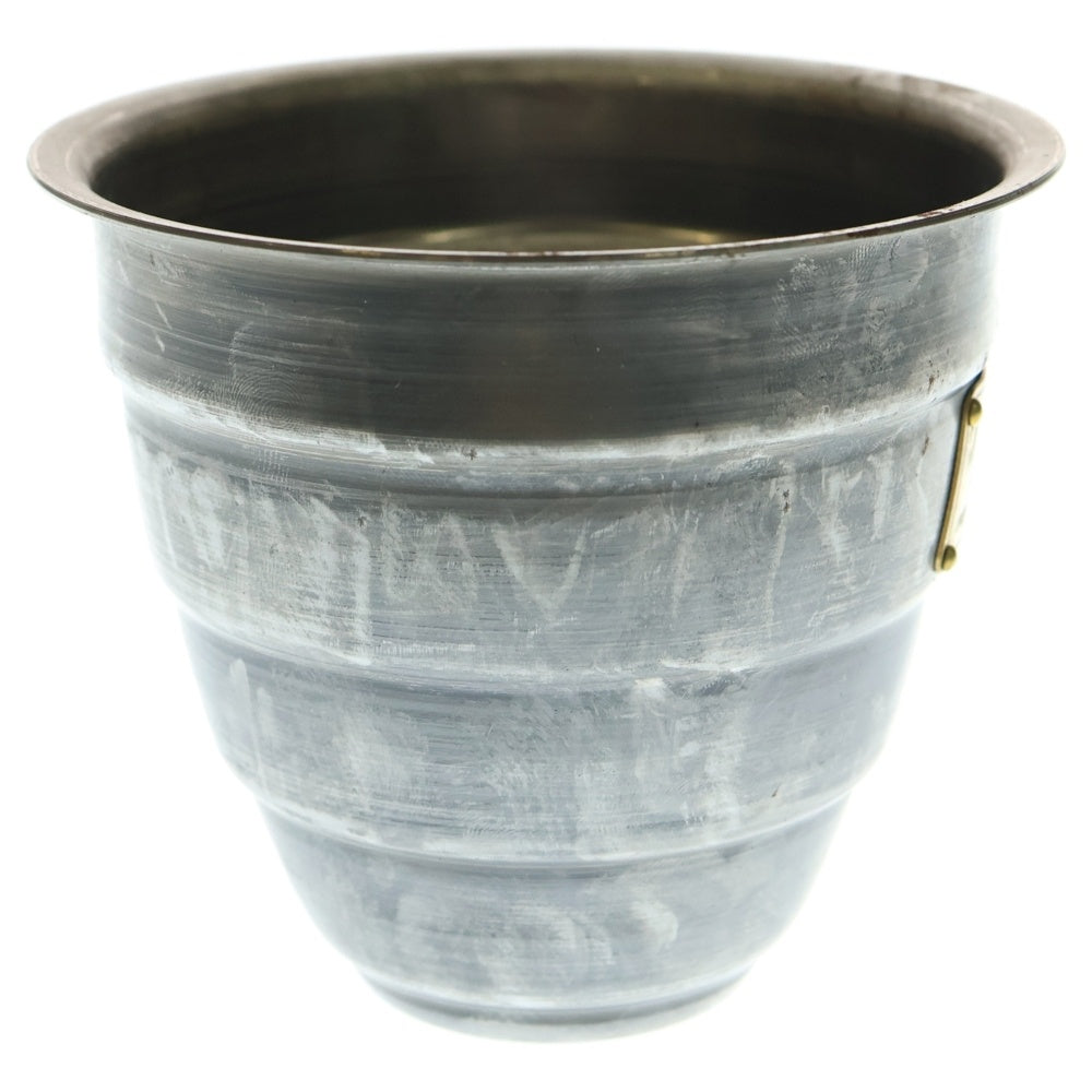 m&m(エムアンドエム) ×MASSES POT TYPE 1 - Chrysails STEEL / SMALL マシス クリサリス 鉄鉢 ポット シルバー