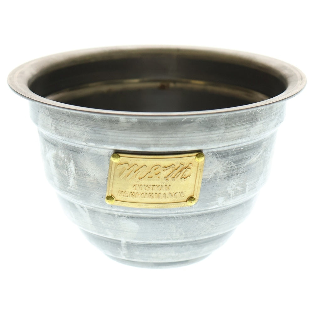 m&m(エムアンドエム) ×MASSES POT TYPE 4 - TERMIT STEEL / SMALL マシス ターミット 鉄鉢 ポット シルバー