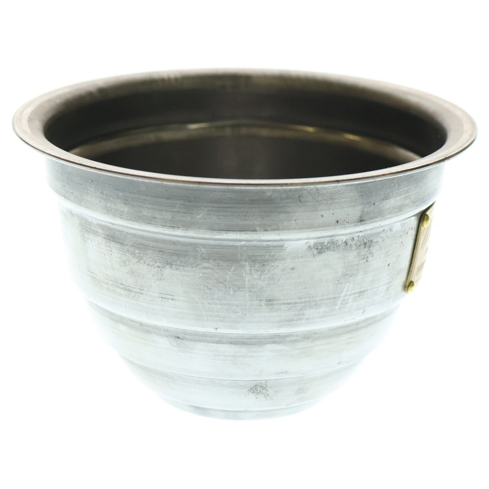 m&m(エムアンドエム) ×MASSES POT TYPE 4 - TERMIT STEEL / SMALL マシス ターミット 鉄鉢 ポット シルバー