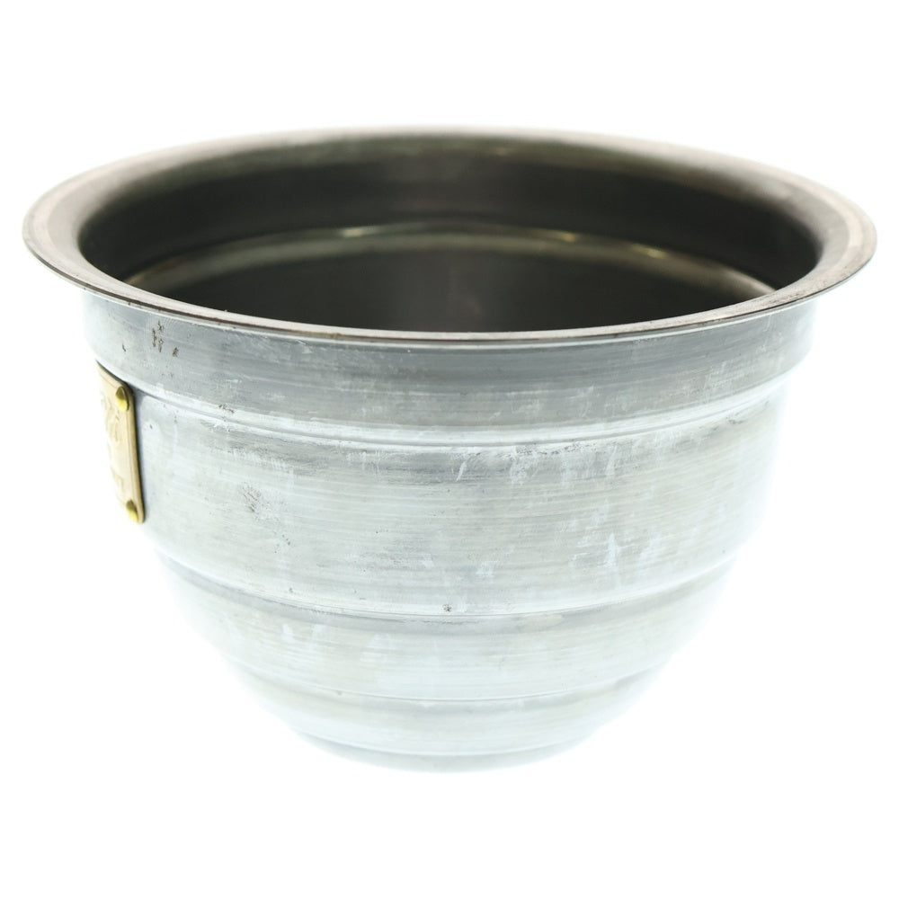 m&m(エムアンドエム) ×MASSES POT TYPE 4 - TERMIT STEEL / SMALL マシス ターミット 鉄鉢 ポット シルバー