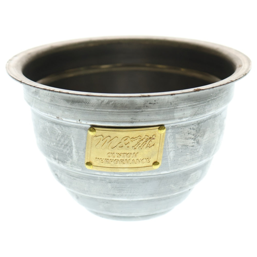 m&m(エムアンドエム) ×MASSES POT TYPE 4 - TERMIT STEEL / SMALL マシス ターミット 鉄鉢 ポット シルバー