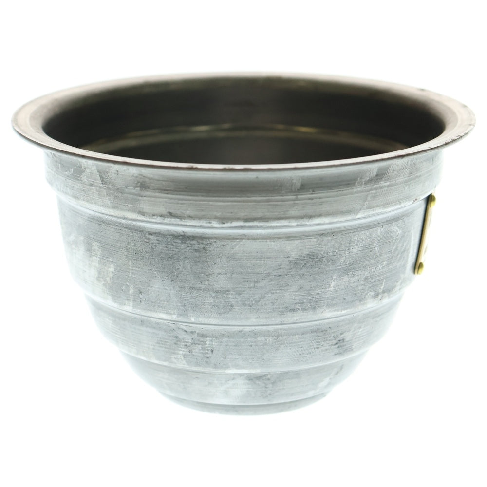 m&m(エムアンドエム) ×MASSES POT TYPE 4 - TERMIT STEEL / SMALL マシス ターミット 鉄鉢 ポット シルバー