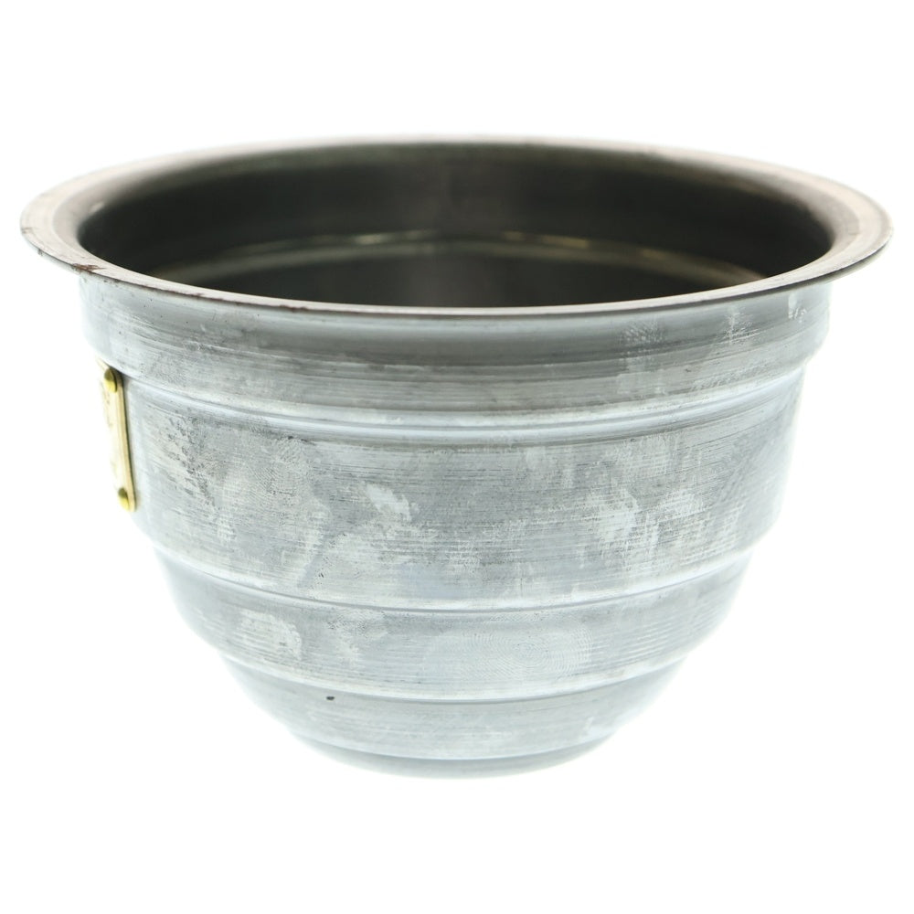 m&m(エムアンドエム) ×MASSES POT TYPE 4 - TERMIT STEEL / SMALL マシス ターミット 鉄鉢 ポット シルバー