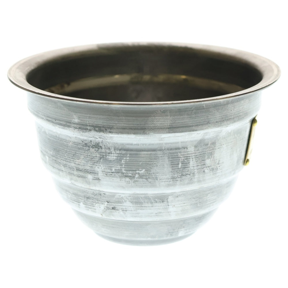 m&m(エムアンドエム) ×MASSES POT TYPE 4 - TERMIT STEEL / SMALL マシス ターミット 鉄鉢 ポット シルバー