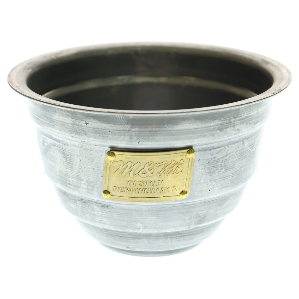 m&m(エムアンドエム) ×MASSES POT TYPE 4 - TERMIT STEEL / SMALL マシス ターミット 鉄鉢 ポット シルバー