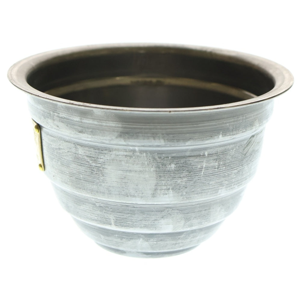 m&m(エムアンドエム) ×MASSES POT TYPE 4 - TERMIT STEEL / SMALL マシス ターミット 鉄鉢 ポット シルバー