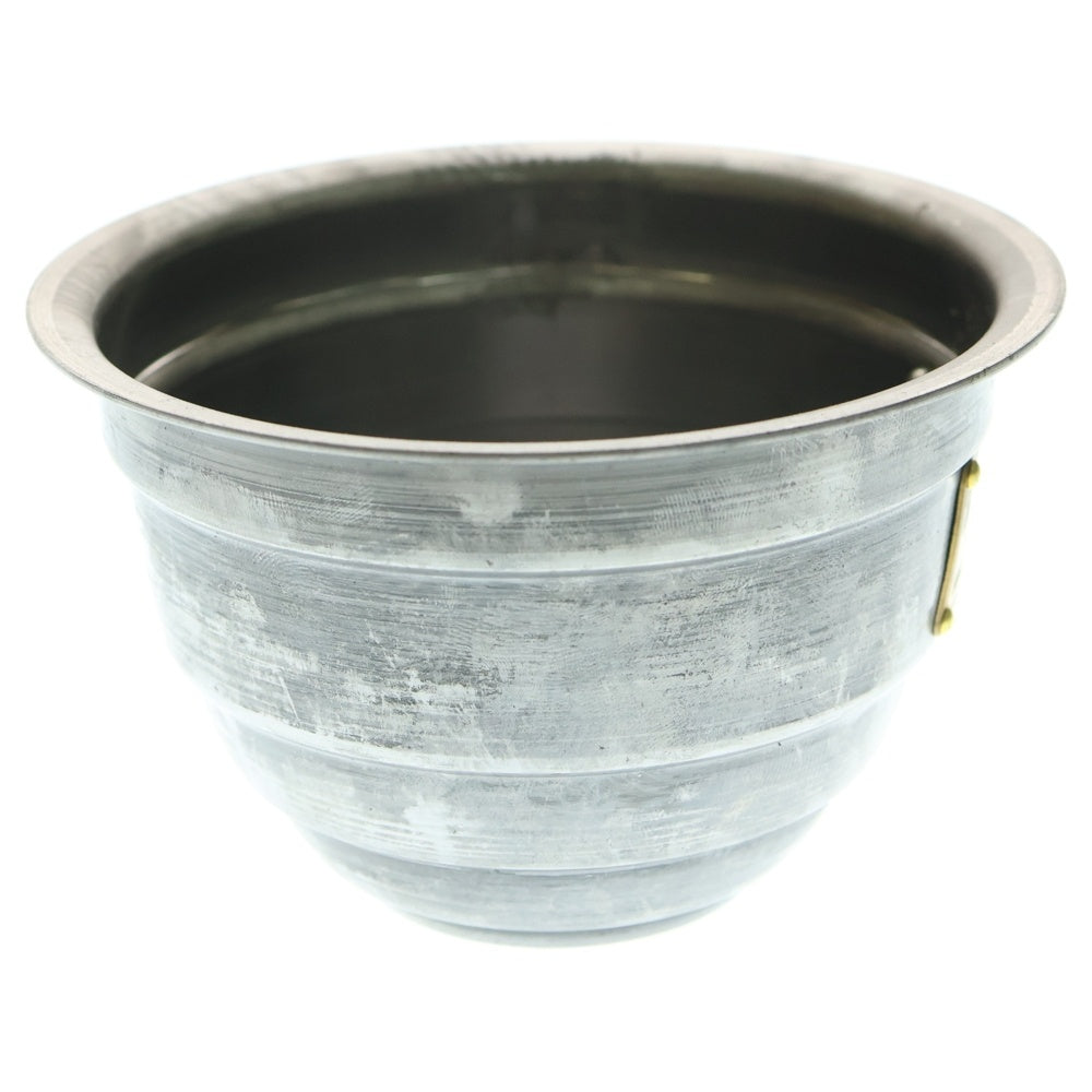 m&m(エムアンドエム) ×MASSES POT TYPE 4 - TERMIT STEEL / SMALL マシス ターミット 鉄鉢 ポット シルバー