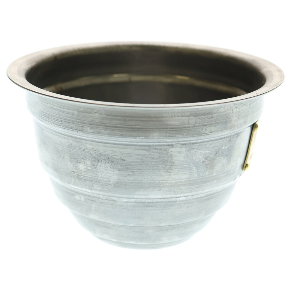 m&m(エムアンドエム) ×MASSES POT TYPE 4 - TERMIT STEEL / SMALL マシス ターミット 鉄鉢 ポット シルバー