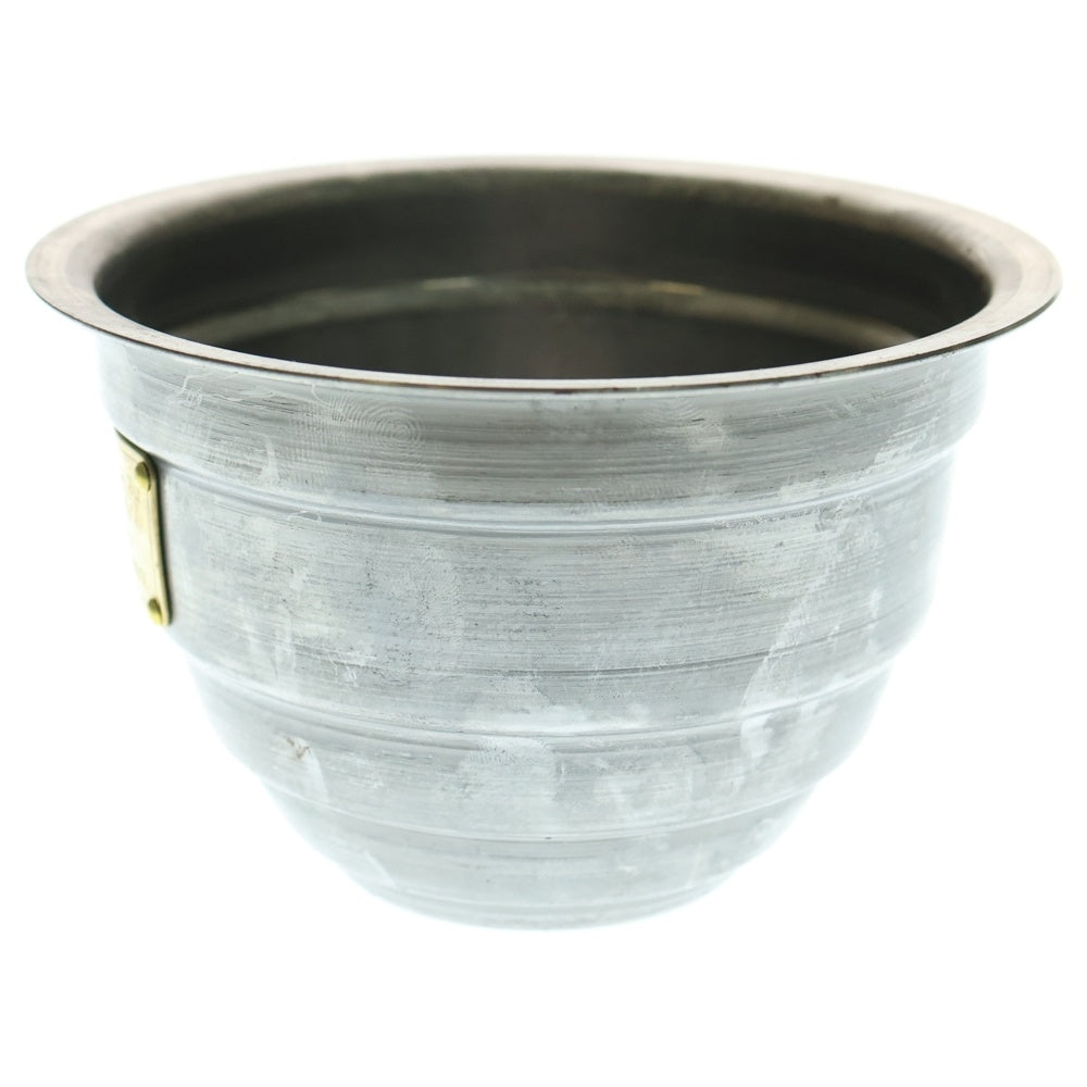 m&m(エムアンドエム) ×MASSES POT TYPE 4 - TERMIT STEEL / SMALL マシス ターミット 鉄鉢 ポット シルバー