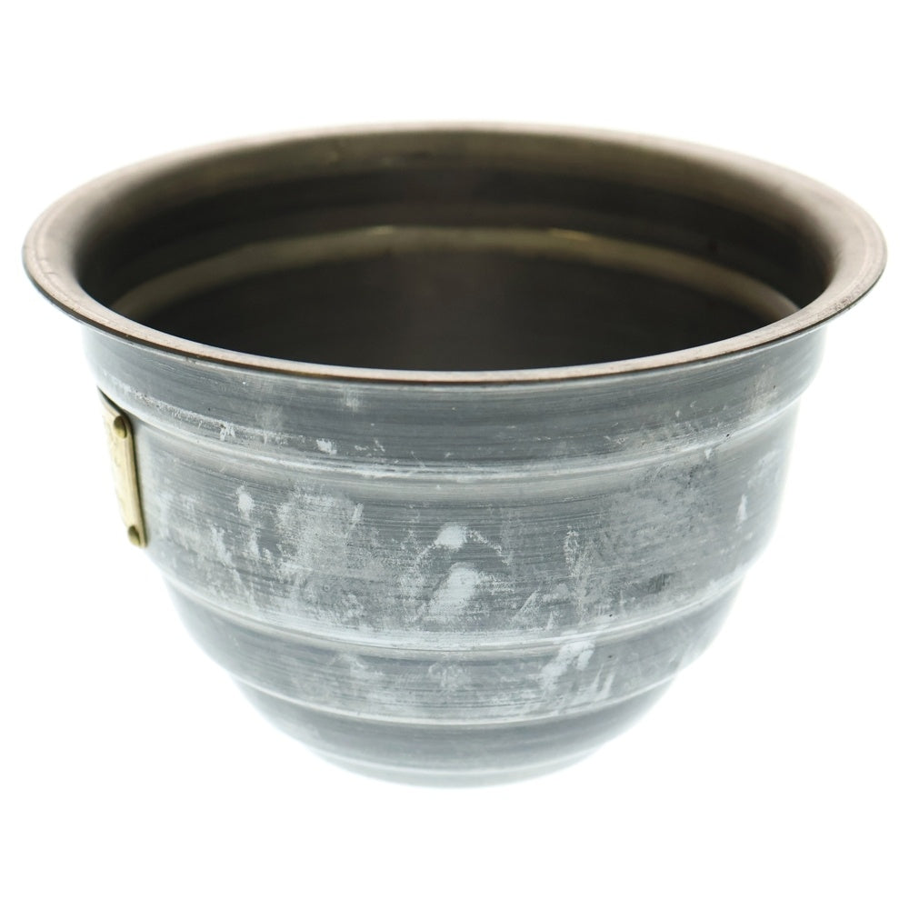 m&m(エムアンドエム) ×MASSES POT TYPE 4 - TERMIT STEEL / SMALL マシス ターミット 鉄鉢 ポット シルバー