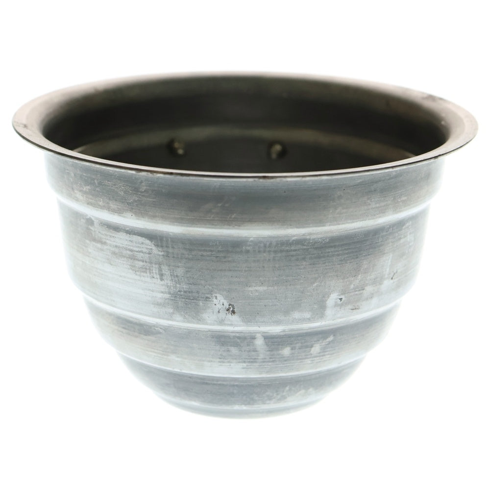 m&m(エムアンドエム) ×MASSES POT TYPE 4 - TERMIT STEEL / SMALL マシス ターミット 鉄鉢 ポット シルバー