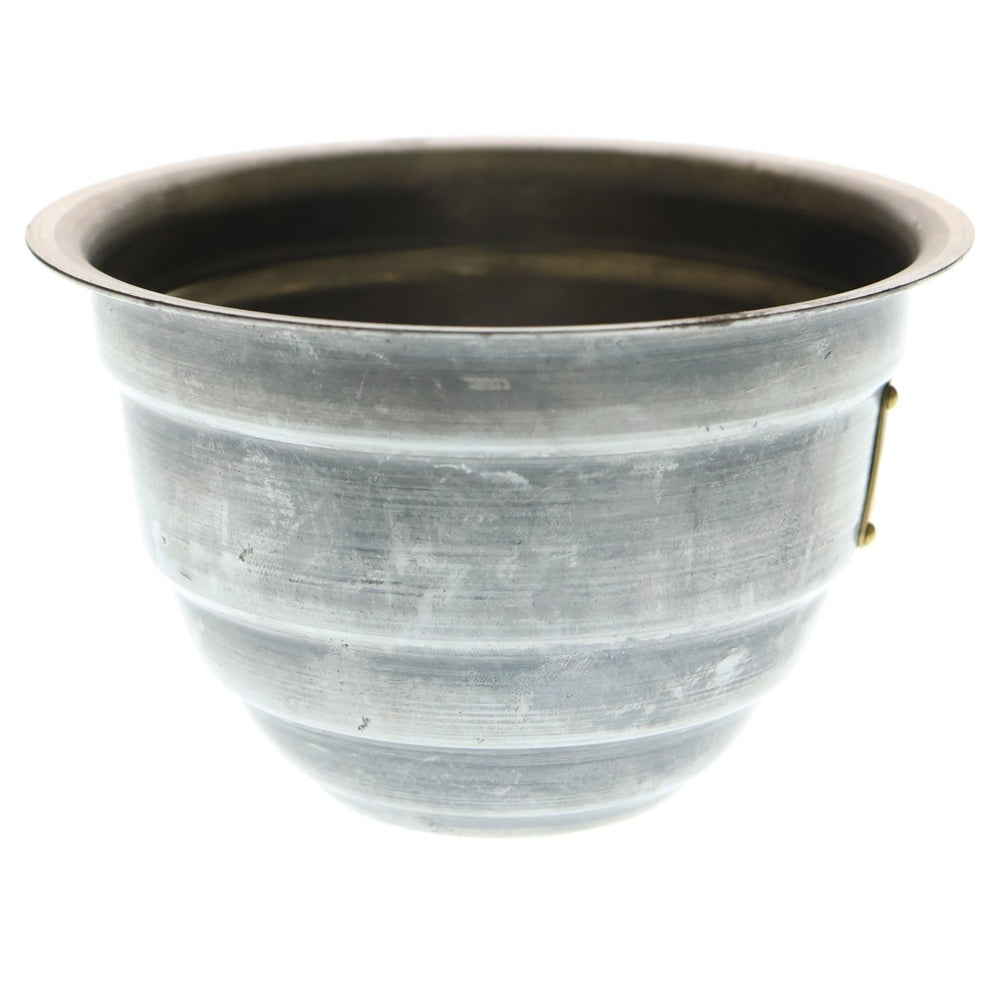 m&m(エムアンドエム) ×MASSES POT TYPE 4 - TERMIT STEEL / SMALL マシス ターミット 鉄鉢 ポット シルバー