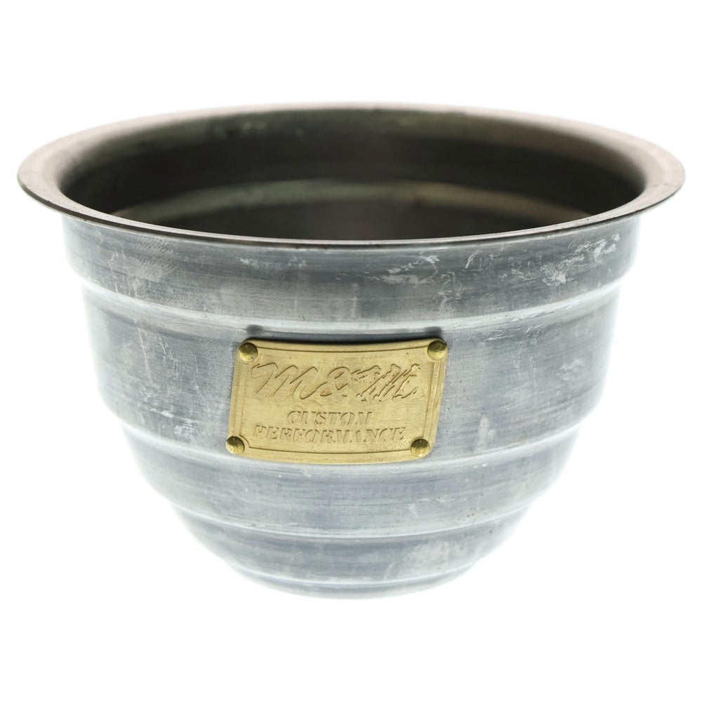 m&m(エムアンドエム) ×MASSES POT TYPE 4 - TERMIT STEEL / SMALL マシス ターミット 鉄鉢 ポット シルバー