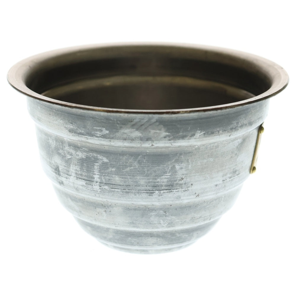 m&m(エムアンドエム) ×MASSES POT TYPE 4 - TERMIT STEEL / SMALL マシス ターミット 鉄鉢 ポット シルバー