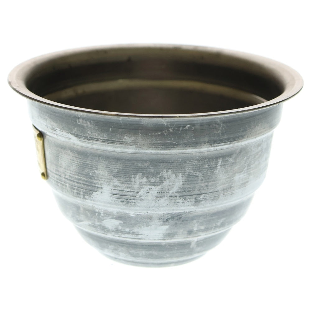 m&m(エムアンドエム) ×MASSES POT TYPE 4 - TERMIT STEEL / SMALL マシス ターミット 鉄鉢 ポット シルバー