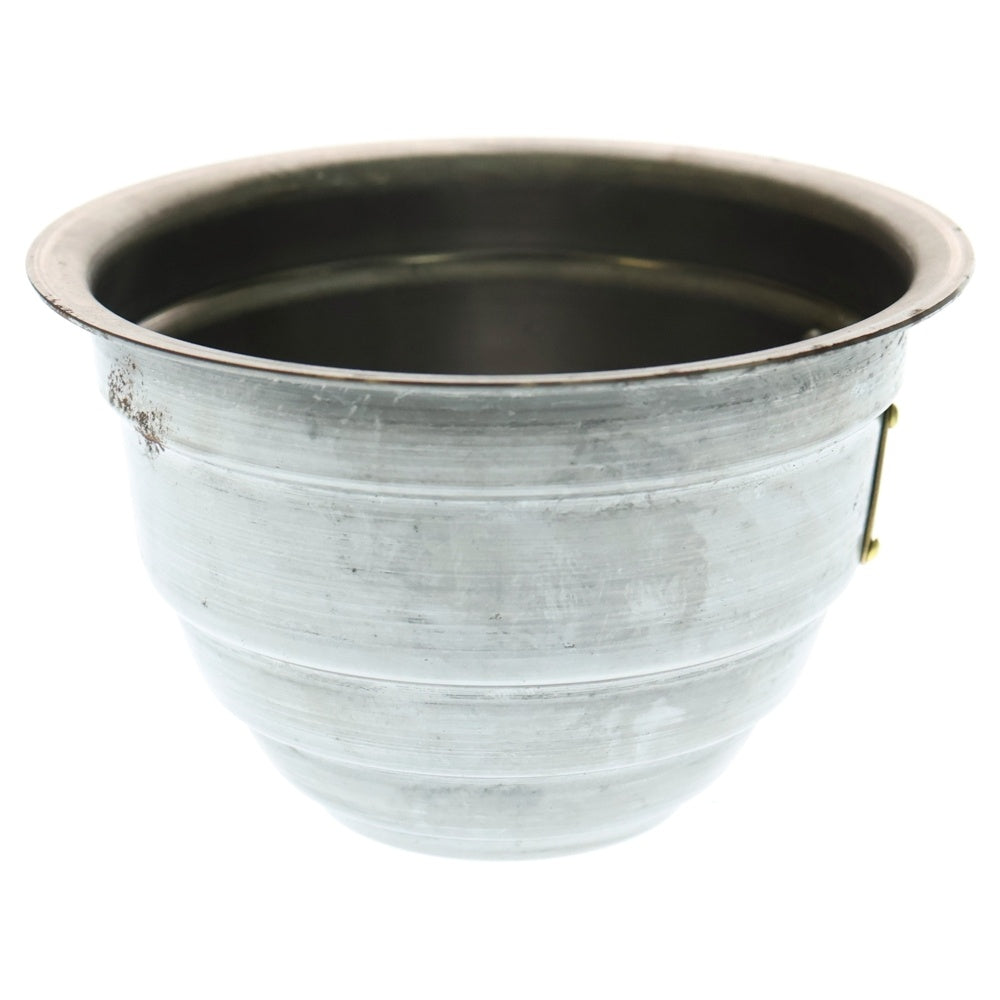 m&m(エムアンドエム) ×MASSES POT TYPE 4 - TERMIT STEEL / SMALL マシス ターミット 鉄鉢 ポット シルバー