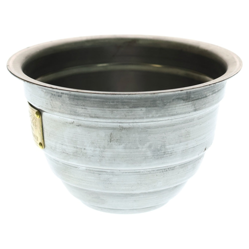 m&m(エムアンドエム) ×MASSES POT TYPE 4 - TERMIT STEEL / SMALL マシス ターミット 鉄鉢 ポット シルバー