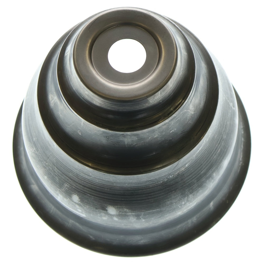 m&m(エムアンドエム) ×MASSES POT TYPE 5 - Conch STEEL / MEDIUM マシス コンク 鉄鉢 ポット シルバー