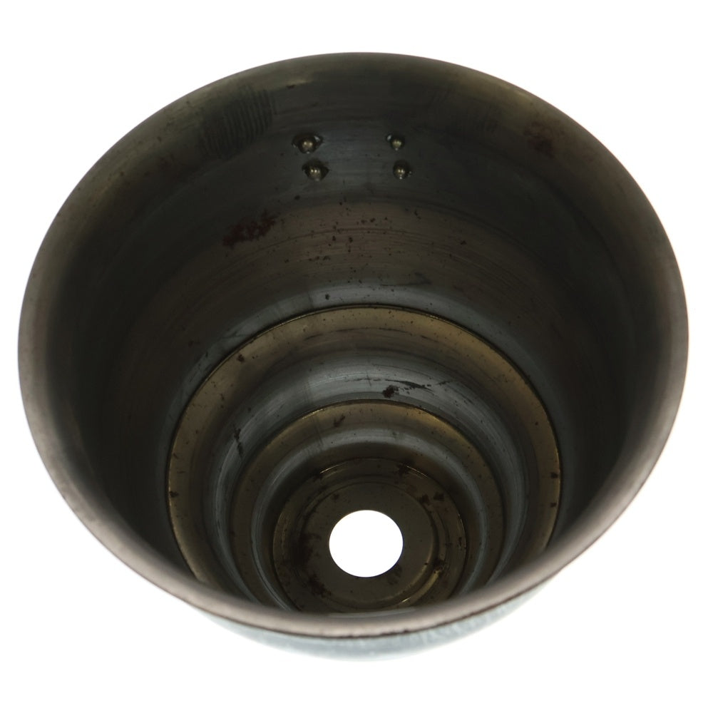 m&m(エムアンドエム) ×MASSES POT TYPE 5 - Conch STEEL / MEDIUM マシス コンク 鉄鉢 ポット シルバー