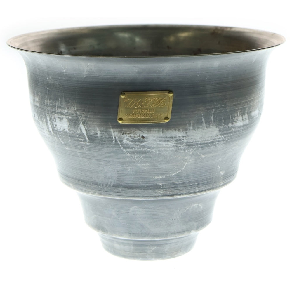 m&m(エムアンドエム) ×MASSES POT TYPE 5 - Conch STEEL / MEDIUM マシス コンク 鉄鉢 ポット シルバー