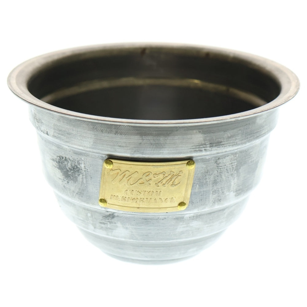 m&m(エムアンドエム) ×MASSES POT TYPE 4 - TERMIT STEEL / SMALL マシス ターミット 鉄鉢 ポット シルバー