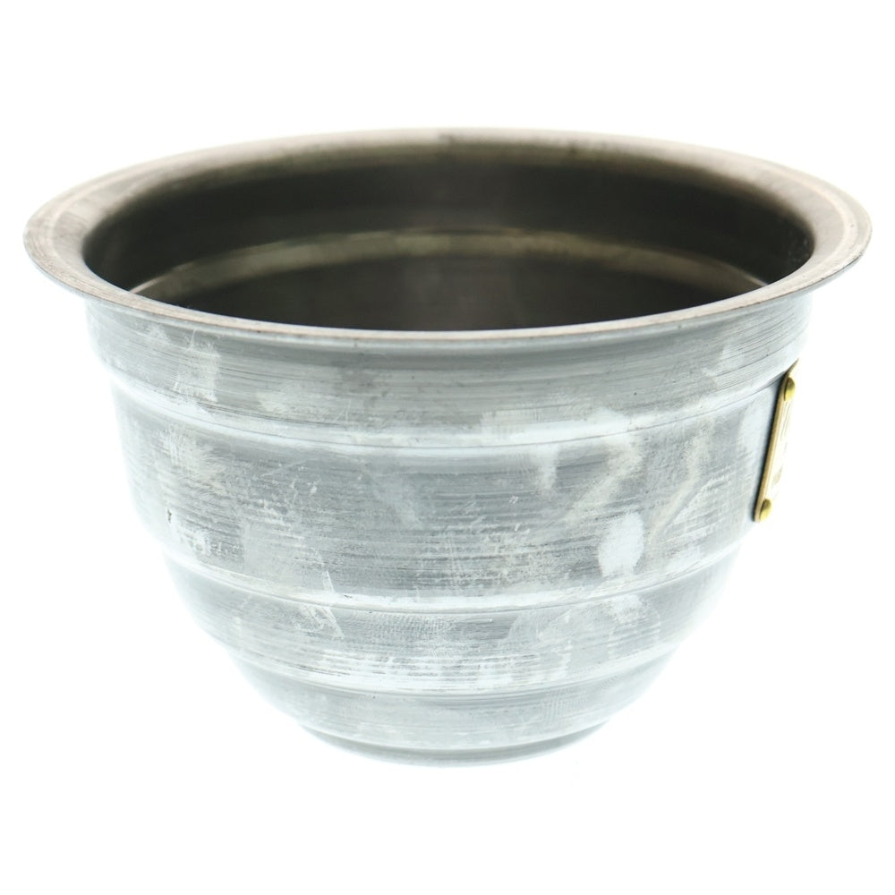 m&m(エムアンドエム) ×MASSES POT TYPE 4 - TERMIT STEEL / SMALL マシス ターミット 鉄鉢 ポット シルバー