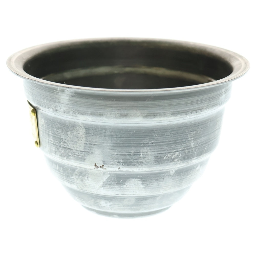 m&m(エムアンドエム) ×MASSES POT TYPE 4 - TERMIT STEEL / SMALL マシス ターミット 鉄鉢 ポット シルバー