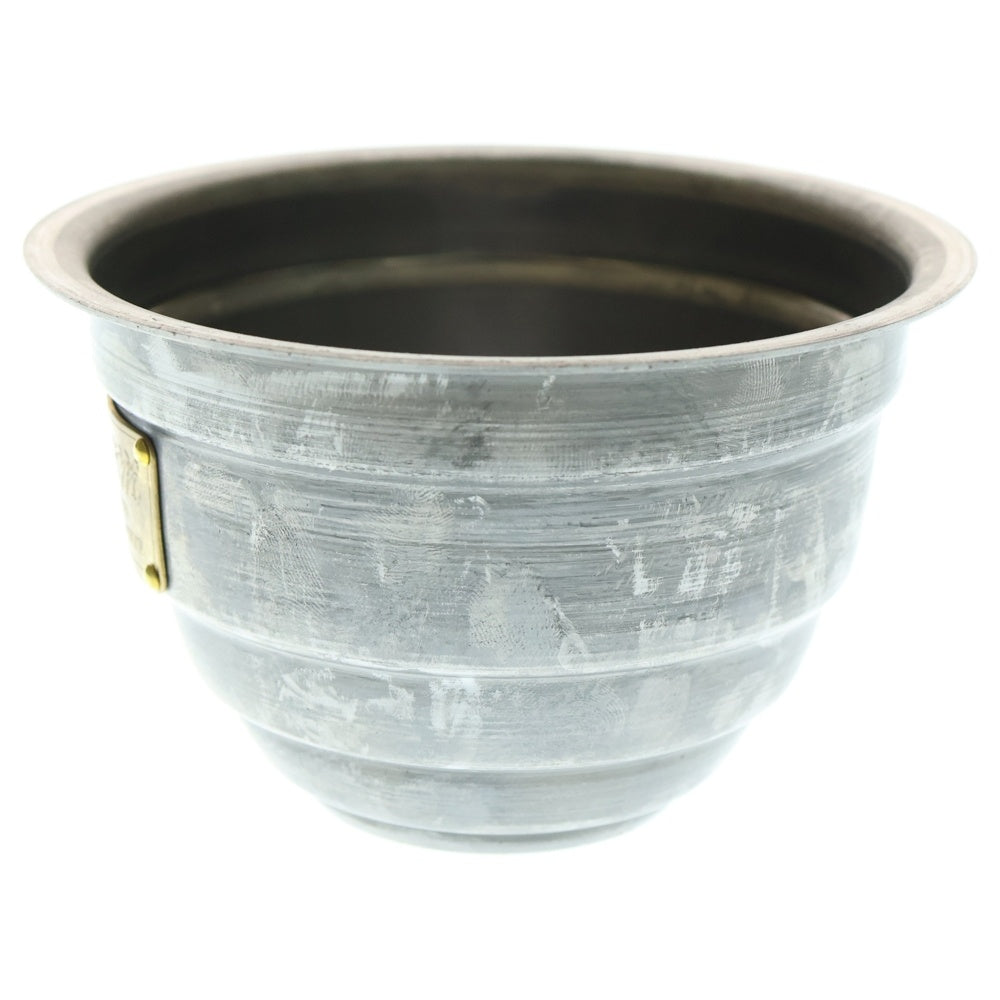 m&m(エムアンドエム) ×MASSES POT TYPE 4 - TERMIT STEEL / SMALL マシス ターミット 鉄鉢 ポット シルバー