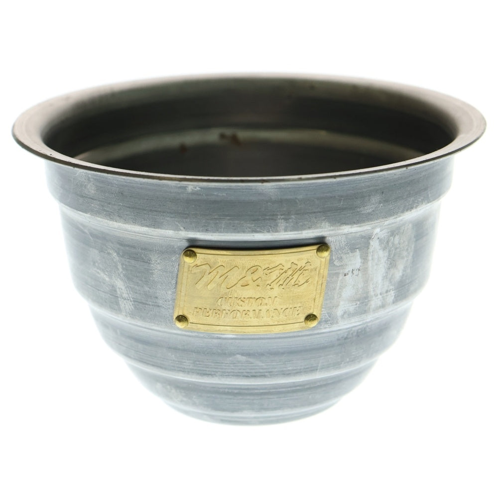 m&m(エムアンドエム) ×MASSES POT TYPE 4 - TERMIT STEEL / SMALL マシス ターミット 鉄鉢 ポット シルバー