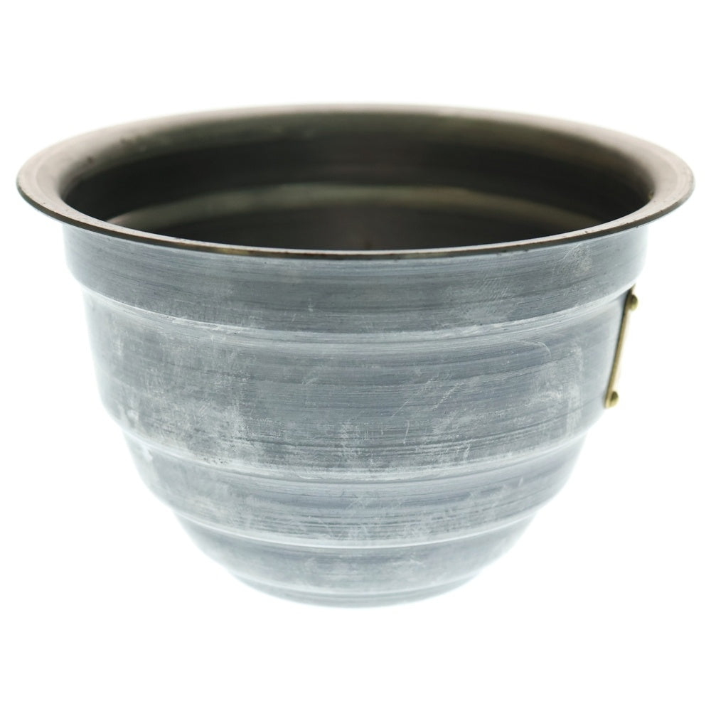 m&m(エムアンドエム) ×MASSES POT TYPE 4 - TERMIT STEEL / SMALL マシス ターミット 鉄鉢 ポット シルバー