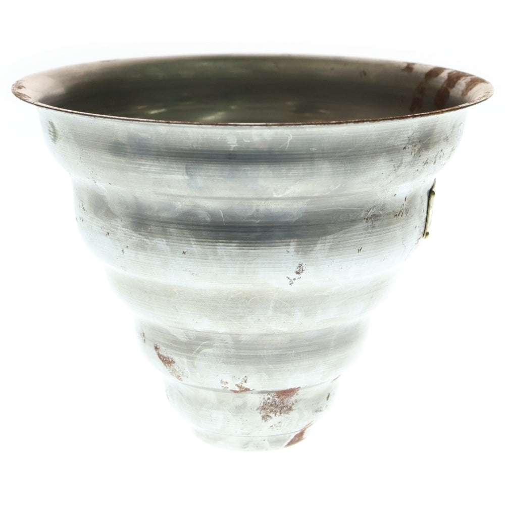 m&m(エムアンドエム) ×MASSES POT TYPE 6 - Bibendum STEEL / MEDIUM マシス ビバンダム 鉄鉢 ポット シルバー