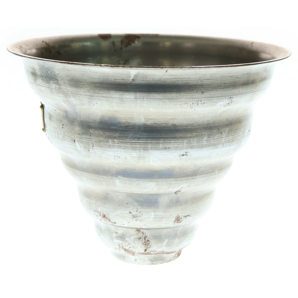 m&m(エムアンドエム) ×MASSES POT TYPE 6 - Bibendum STEEL / MEDIUM マシス ビバンダム 鉄鉢 ポット シルバー