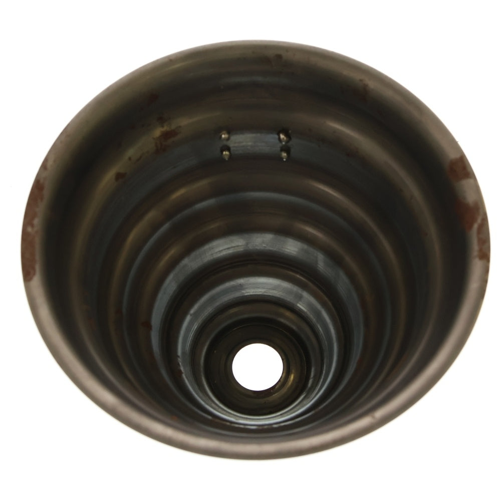 m&m(エムアンドエム) ×MASSES POT TYPE 6 - Bibendum STEEL / MEDIUM マシス ビバンダム 鉄鉢 ポット シルバー