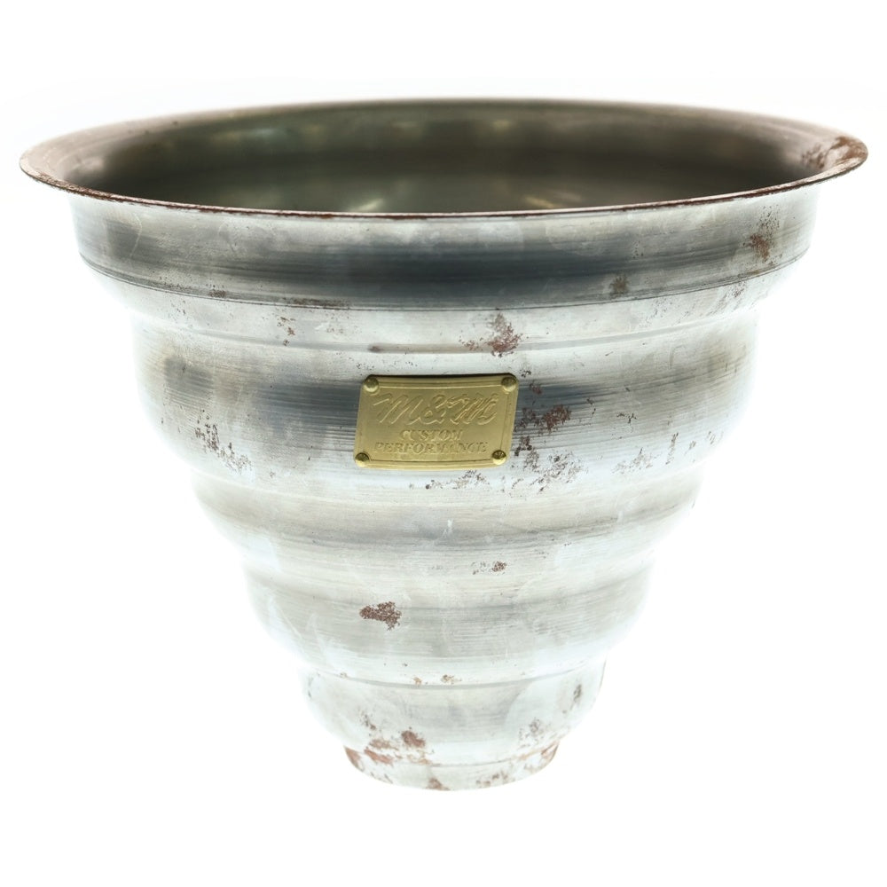 m&m(エムアンドエム) ×MASSES POT TYPE 6 - Bibendum STEEL / MEDIUM マシス ビバンダム 鉄鉢 ポット シルバー