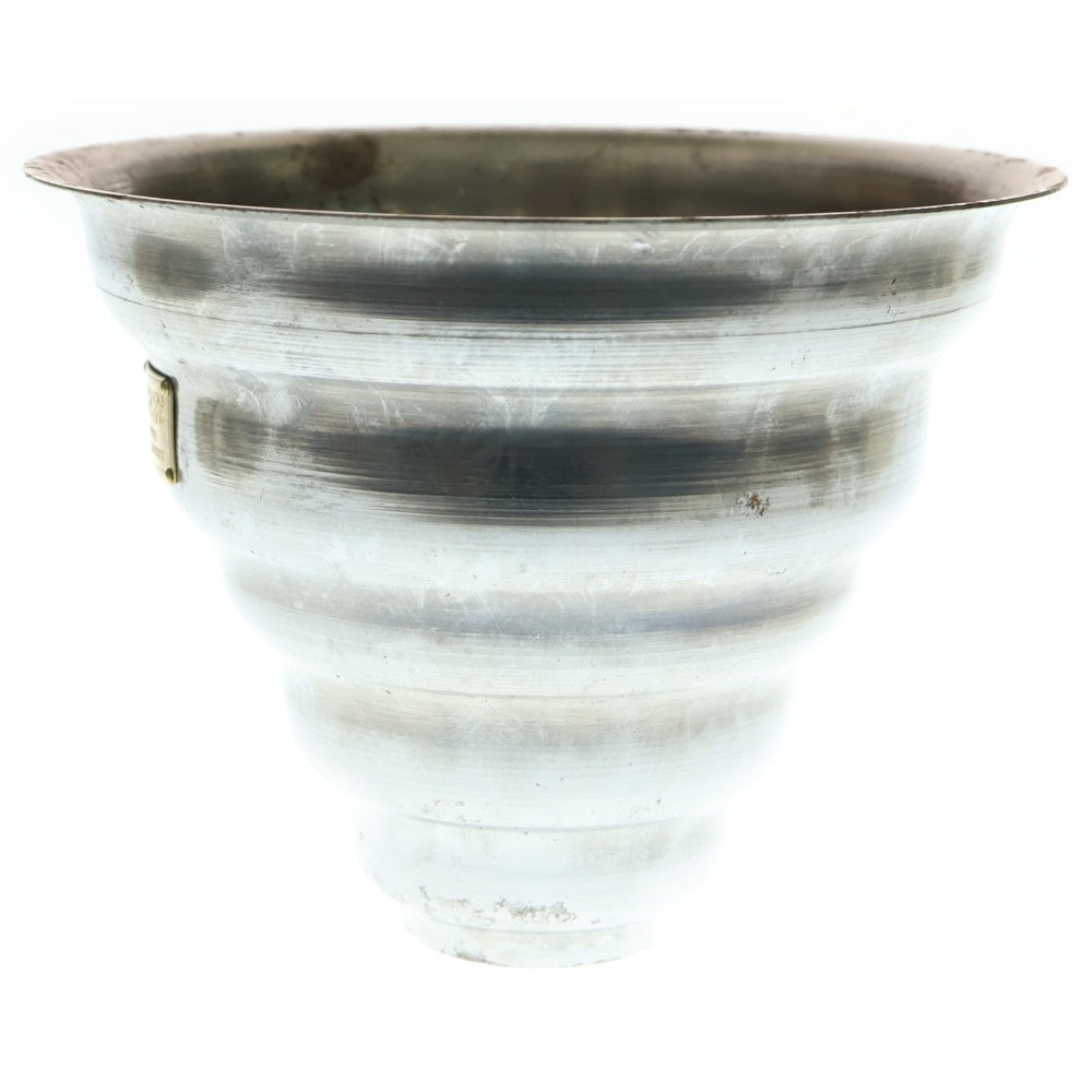 m&m(エムアンドエム) ×MASSES POT TYPE 6 - Bibendum STEEL / MEDIUM マシス ビバンダム 鉄鉢 ポット シルバー