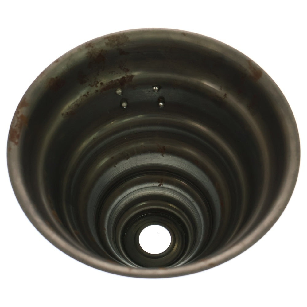 m&m(エムアンドエム) ×MASSES POT TYPE 6 - Bibendum STEEL / MEDIUM マシス ビバンダム 鉄鉢 ポット シルバー