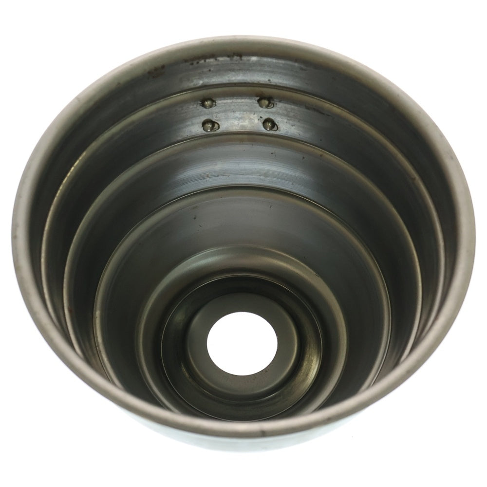 m&m(エムアンドエム) ×MASSES POT TYPE 4 - TERMIT STEEL / LARGE マシス ターミット 鉄鉢 ポット シルバー