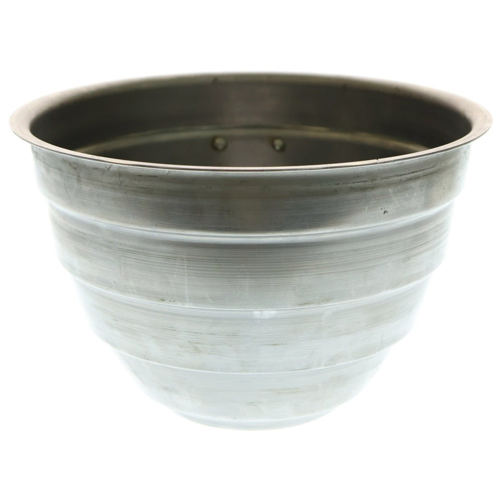 m&m(エムアンドエム) ×MASSES POT TYPE 4 - TERMIT STEEL / LARGE マシス ターミット 鉄鉢 ポット シルバー